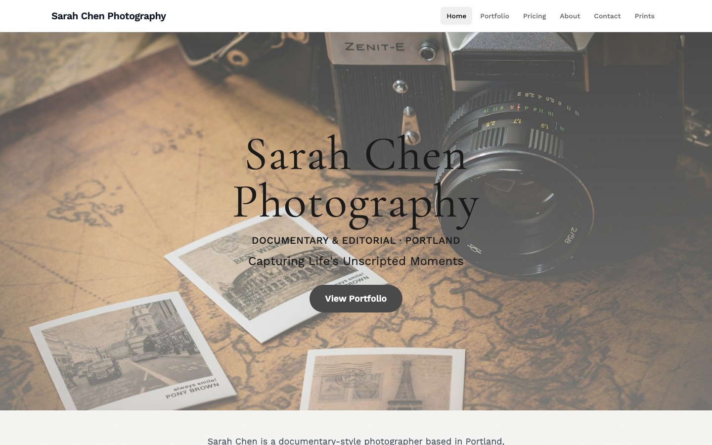 sarah-chen-photography site preview